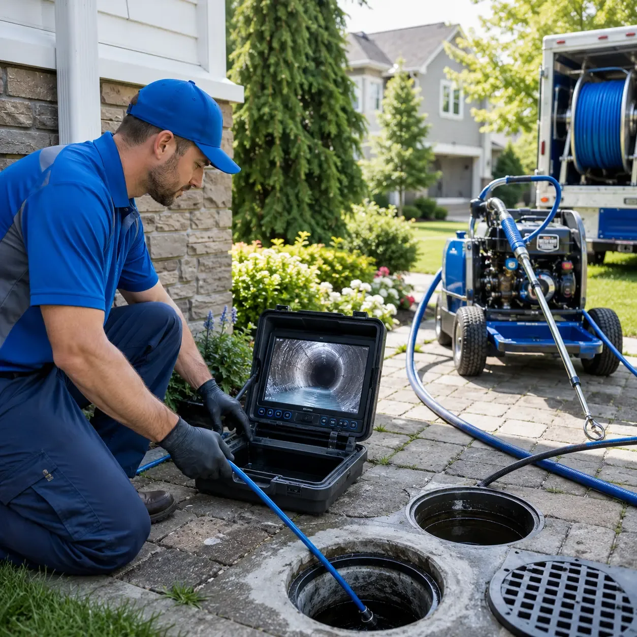 Outdoor drain cleaning professionals serving Karnak, IL